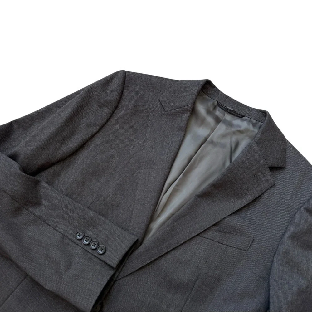 Bonobos Lanificio Comero Standard Fit Wool Sportcoat Jacket Mens 42L Gray
